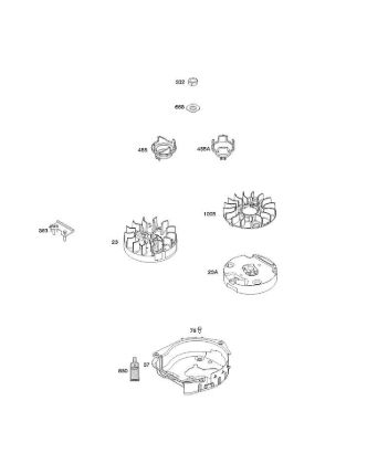 B&S - serijska številka  od 08  08P502-0024-H1 G - Vztrajnik della Marca Stihl