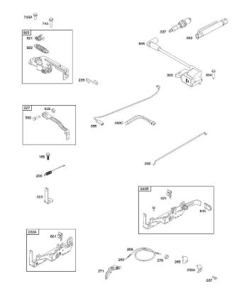 B&S - serijska številka  od 09  09P602-0009-F1 B - Armatura, upravljalni elementi, elektricni sistem, vzmet regulatorja, vžig, svecka della Marca Stihl