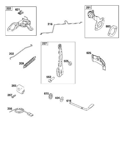 B&S - serijska številka  od 10  100602-0036-H5 D - SKLOP UPRAVLJALNEGA ELEMENTA della Marca Stihl