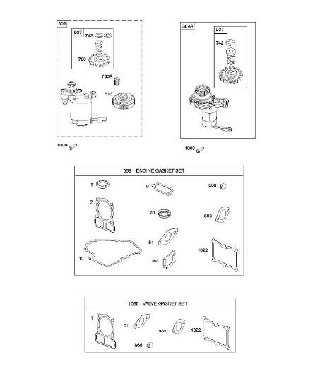 B&S - serijska številka  od 10  100802-0126-H8 F - Elektricni zaganjalnik/kompleti tesnil della Marca Stihl