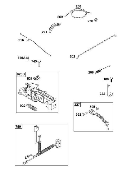 B&S - serijska številka  od 10  104M0B-0123-H5 D - SKLOP UPRAVLJALNEGA ELEMENTA della Marca Stihl
