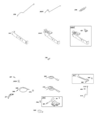 B&S - serijska številka  od 10  10F902-0110-B1 E - Upravljalni elementi, vzmet regulatorja, vžig della Marca Stihl