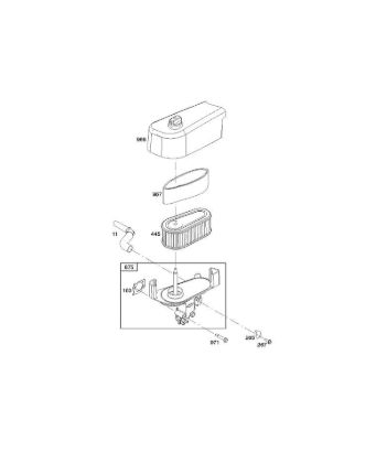 B&S - serijska številka  od 12  122Q02-0154-B1 A - Zracni filter della Marca Stihl