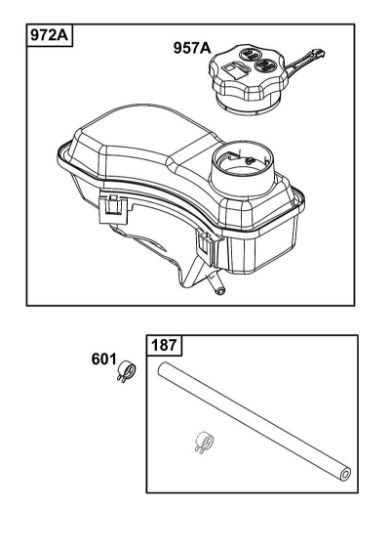B&S - serijska številka  od 12  125P02-0087-F1 K - SKLOP OSKRBE Z GORIVOM della Marca Stihl