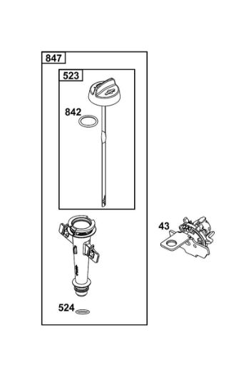 B&S - serijska številka  od 12  125P02-0087-F1 L - SKLOP ZA MAZANJE della Marca Stihl