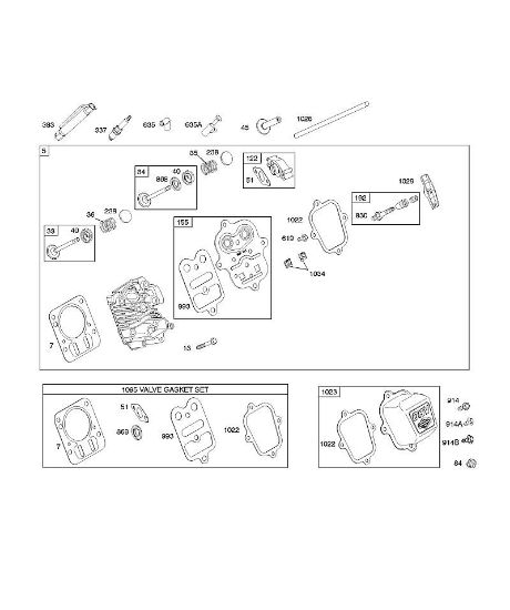 B&S - serijska številka  od 12  126392-0274-E1 F - Glava cilindra della Marca Stihl