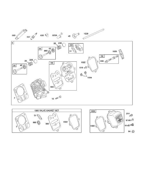 B&S - serijska številka  od 12  126392-0274-E1 F - Glava cilindra della Marca Stihl