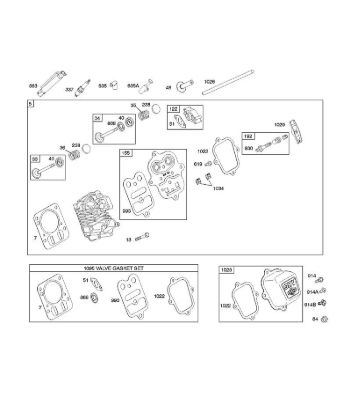 B&S - serijska številka  od 12  126392-3274-H8 F - Glava cilindra della Marca Stihl