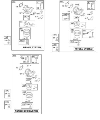 B&S - serijska številka  od 12  126T02-4825-B1 D - Uplinjac della Marca Stihl