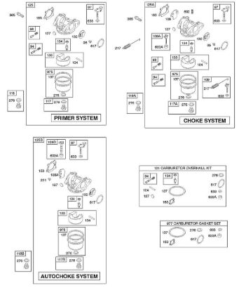 B&S - serijska številka  od 12  12H802-1825-B1 E - Uplinjac della Marca Stihl