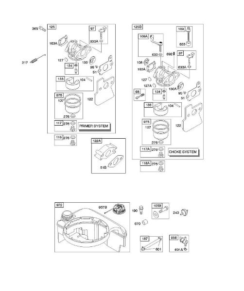 B&S - serijska številka  od 12  12Q502-0194-B1 D - Uplinjac, dovod goriva della Marca Stihl