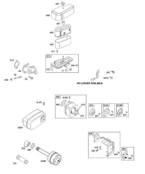 B&S - serijska številka  od 28  286707-1185-E1 A - Zracni filter, dušilec zvoka della Marca Stihl