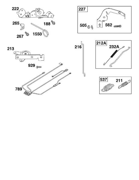 B&S - serijska številka  od 40  40R577-0002-H1 D - Cilinder, odmicna gred, rocicna gred, zracna vodila della Marca Stihl