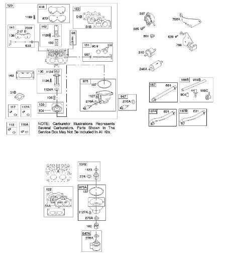 B&S - serijska številka  od 44  445577-0136-B1 C - Uplinjac, dovod goriva della Marca Stihl