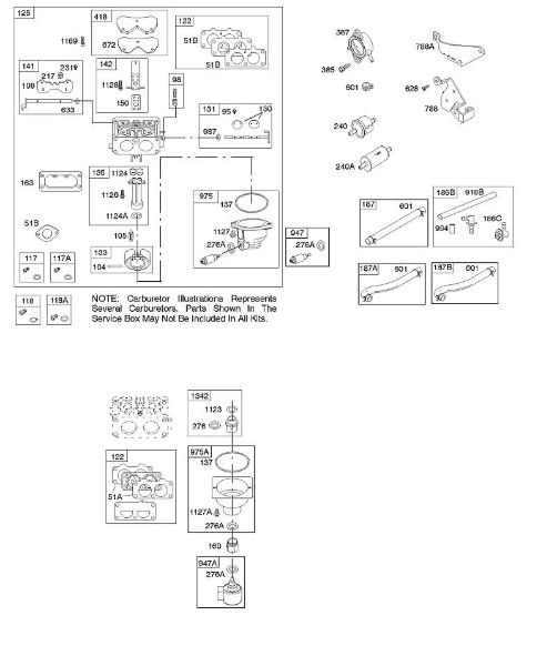 B&S - serijska številka  od 44  445577-0138-B1 C - Uplinjac, dovod goriva della Marca Stihl