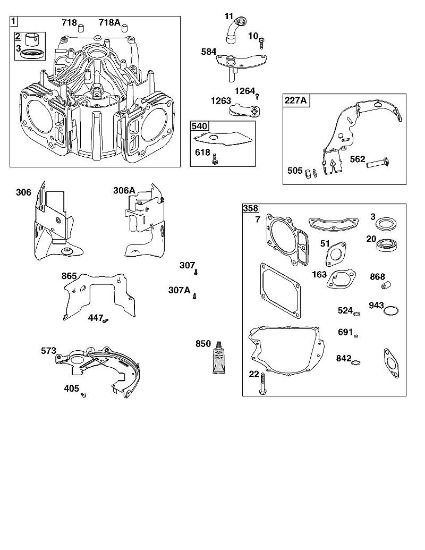 B&S - serijska številka  od 44  44N677-0017-B5 G - SKLOP CILINDRA della Marca Stihl