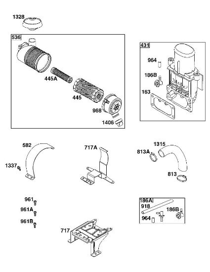 B&S - serijska številka  od 49  49E877-0021-G1 A - SKLOP ZRAcNEGA FILTRA della Marca Stihl