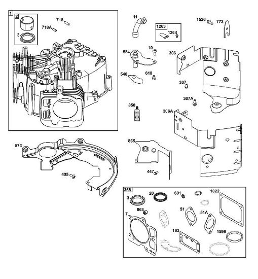 B&S - serijska številka  od 49  49E877-0021-G1 G - SKLOP CILINDRA della Marca Stihl