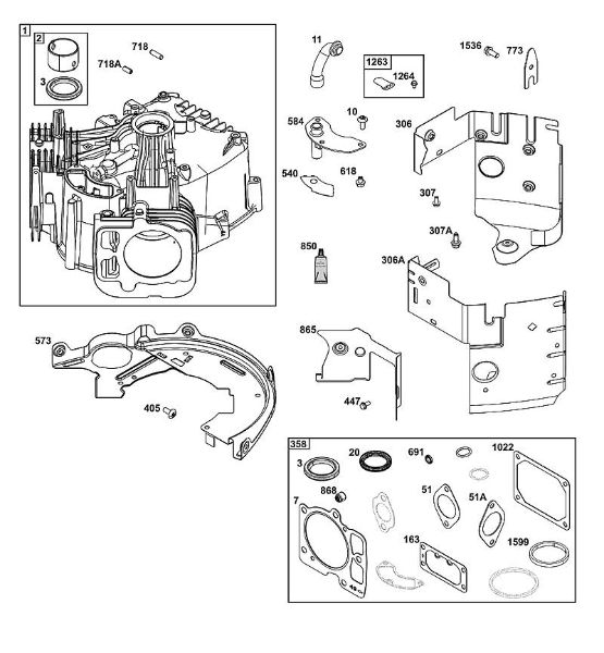 B&S - serijska številka  od 49  49E877-0021-G1 G - SKLOP CILINDRA della Marca Stihl