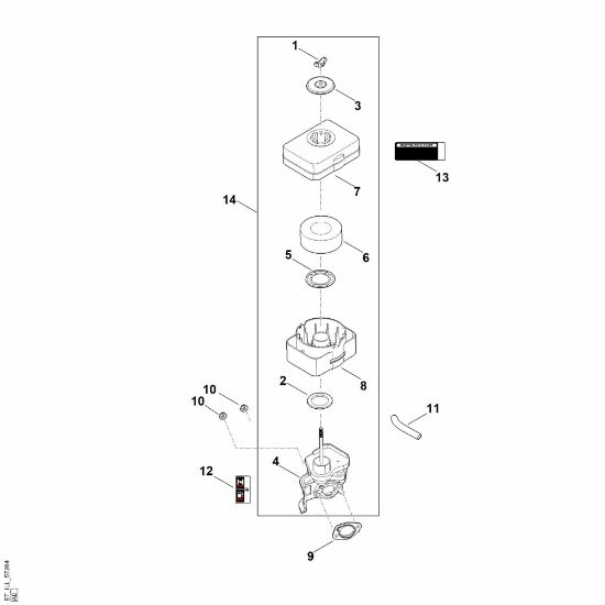 Slika B - Zracni filter EHC 600.0 (EHC600-0001)