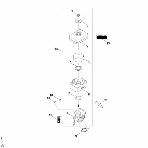 Slika B - Zracni filter EHC 600.0 (EHC600-0001)