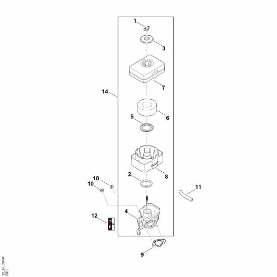 Slika B - Zracni filter EHC 600.0 (EHC600-0003)