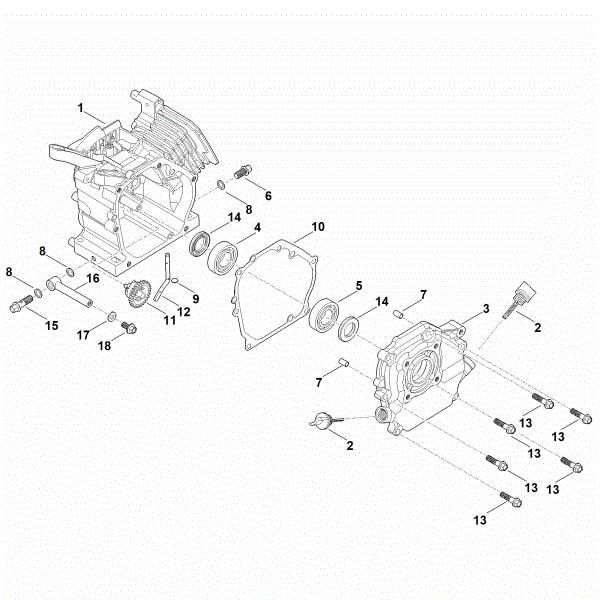 Slika C - Ohišje zaganjaca EHC 600.0 (EHC600-0004)
