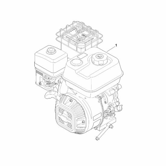 Slika A - Motor celoten EHC 705.0 (EHC705-0002)