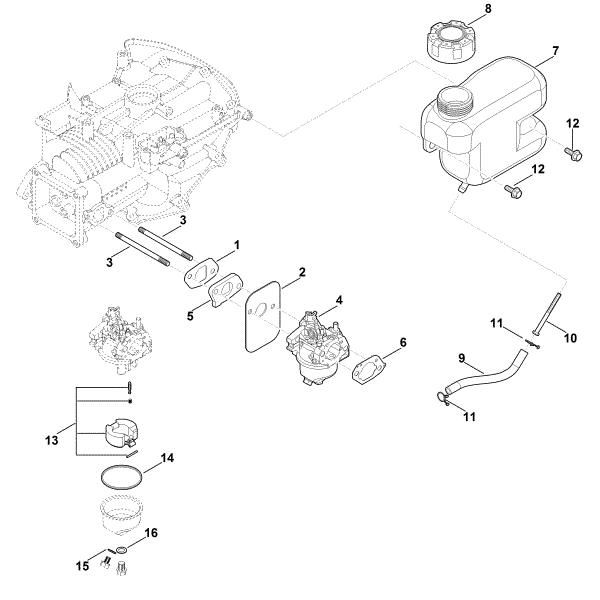 Slika G - Sistem goriva EVC 200.0 (EVC200-0001)