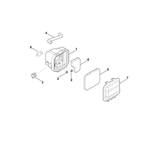 Slika B - Zracni filter EVC 200.1 (EVC200-0002)