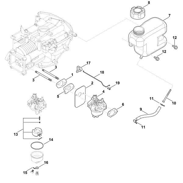 Slika G - Sistem goriva EVC 200.1 (EVC200-0002)