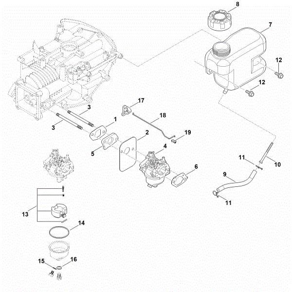 Slika G - Sistem goriva EVC 200.2 (EVC200-0003)