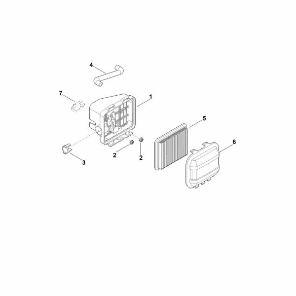 Slika B - Zracni filter EVC 200.3 (EVC200-0007)