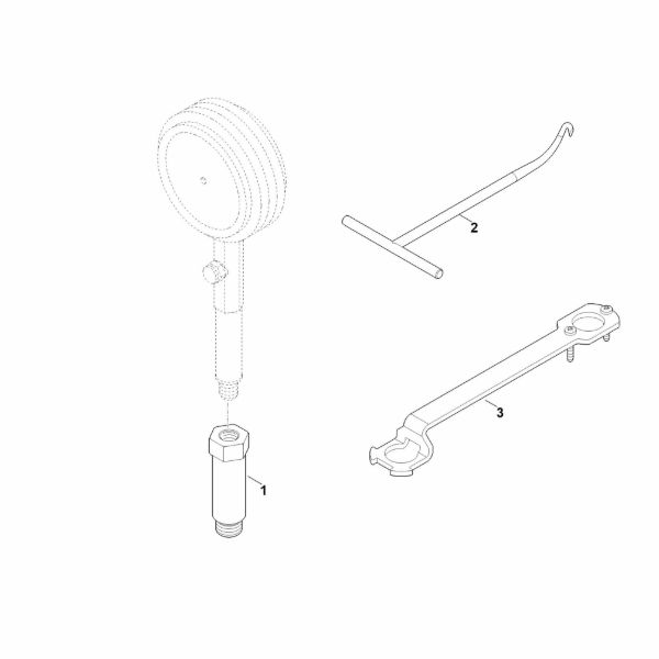 Slika L - Specialno orodje EVC 200.3 C (EVC200-0006)