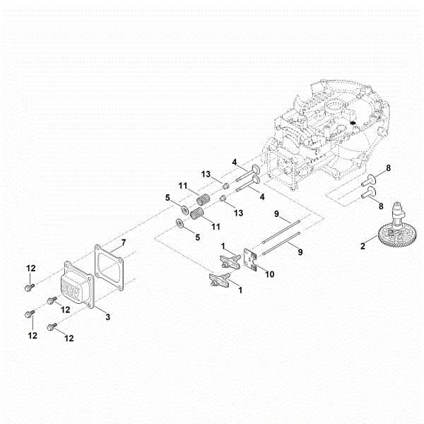 Slika H - Odmicna gred, ventili EVC 300.0 E (EVC300-0002)