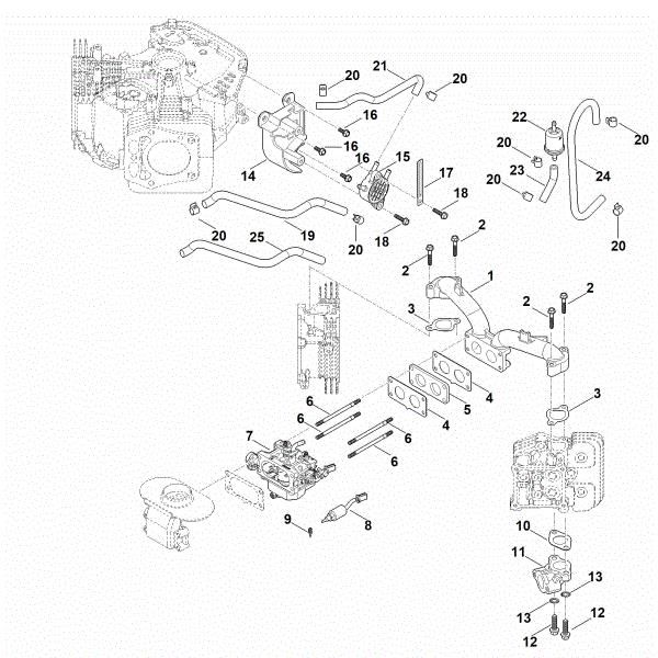 Slika H - Sistem goriva EVC 7000.0 (EVC7000-0001)