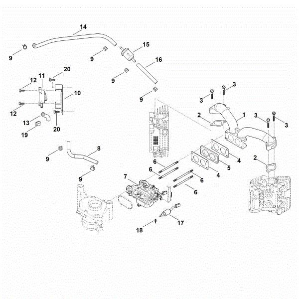 Slika H - Sistem goriva EVC 8000.0 (EVC8000-0001)