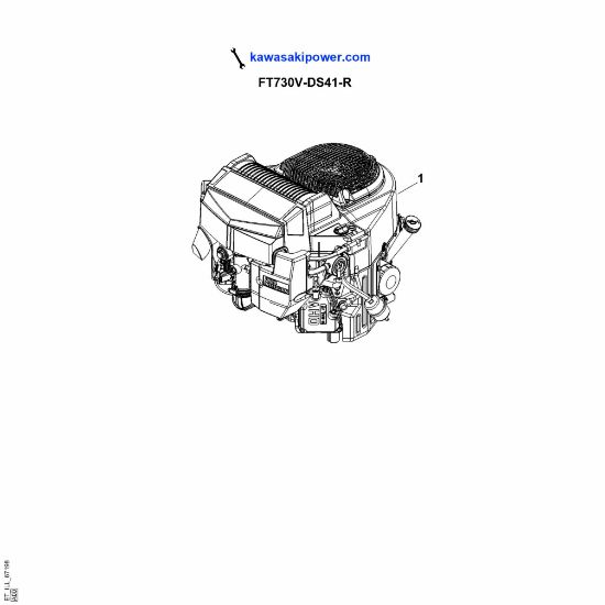 Slika A - Nadomestni deli za motor FT730V-DS41-R