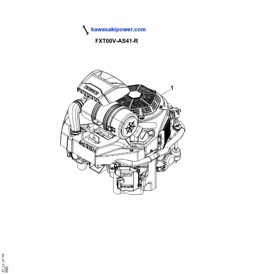 Slika A - Nadomestni deli za motor FXT00V-AS41-R