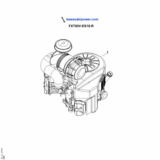 Slika A - Nadomestni deli za motor FXT00V-ES18-R