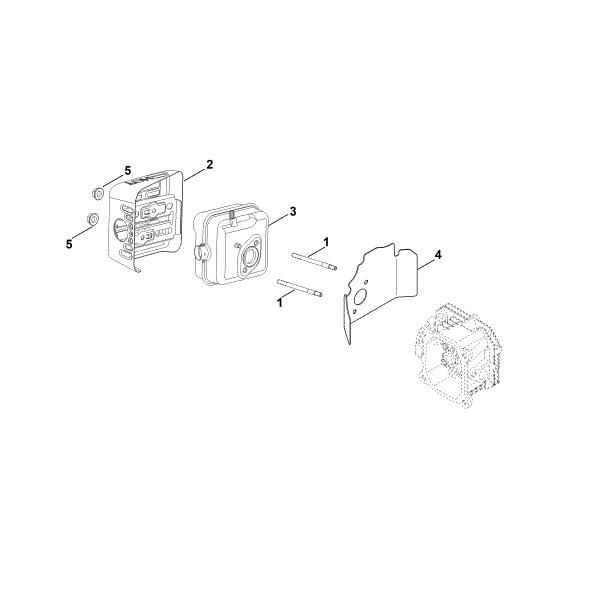 Slika F - Izpuh HD675 (HD675-3015)