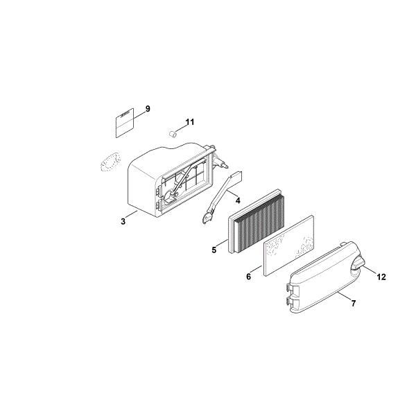 Slika B - Zracni filter HD775 (HD775-3027)