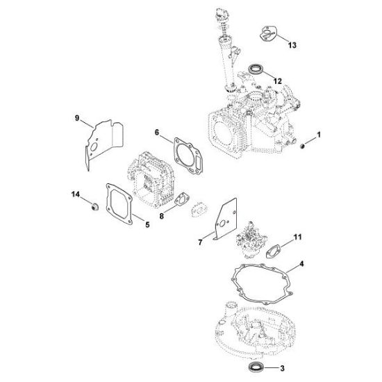 Slika H - Tesnilni komplet XT-6 (XT149-0213)