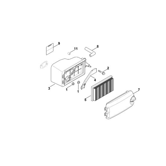 Slika B - Zracni filter XT-800 (XT800-0036)