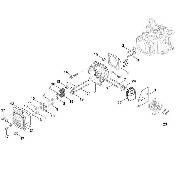 Slika I - Pokrov ventila, ventili XT-800 (XT800-0036)