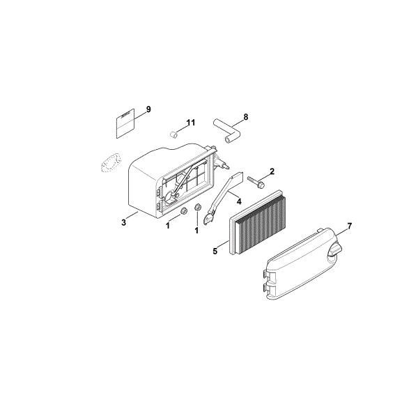 Slika B - Zracni filter XT-800 (XT800-3087)