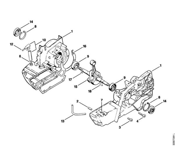 Brusilni rezalniki (TS) TS 350 AVE Ohišje zaganjaca della Marca Stihl