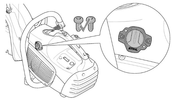 Brusilni rezalniki (TS) TS 440-A Smart Connector della Marca Stihl