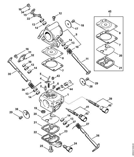Brusilni rezalniki (TS) TS 440-A Uplinjac della Marca Stihl
