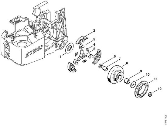 Brusilni rezalniki (TS) TS 460 Sklopka della Marca Stihl